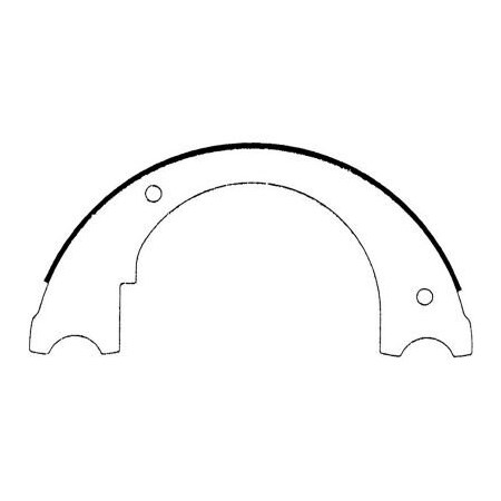 Centric Premium Parking Brake Shoes, Parts 111.06460 111.0646